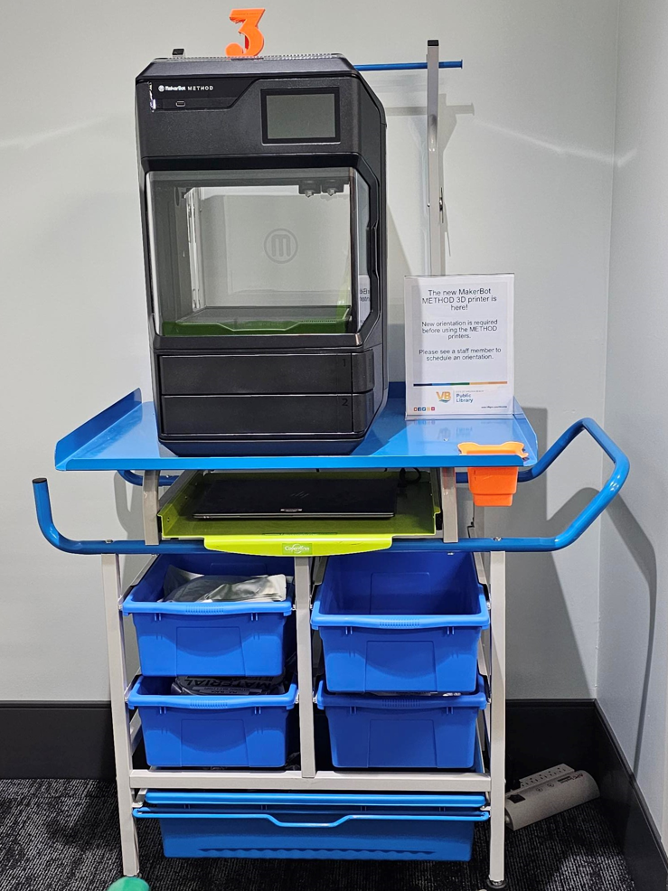 Great Neck Library 3D Printer Virginia Beach Public Library